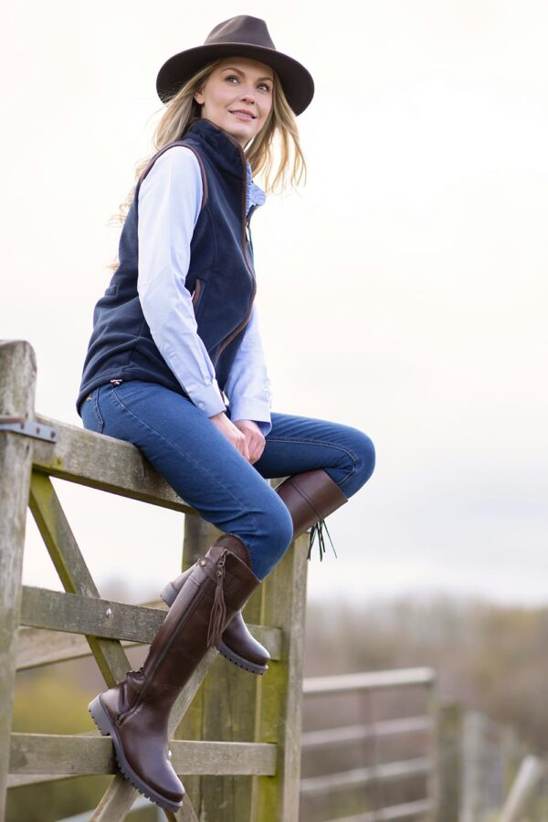 Ladies Blouse Cotton Ruffled