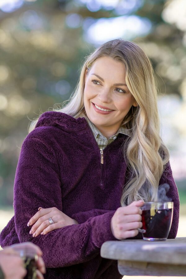 Fleece Jacket Deep Purple - Image 3