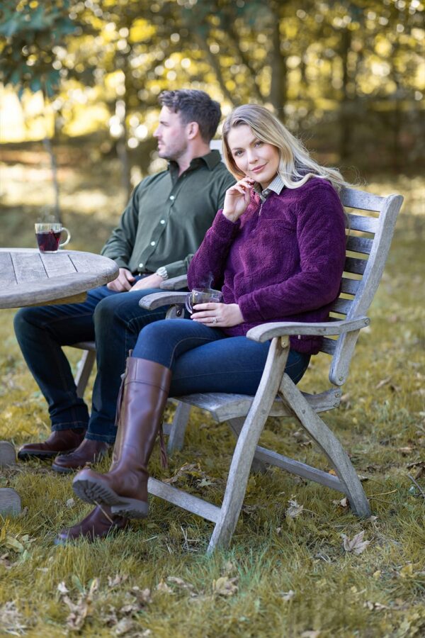 Fleece Jacket Deep Purple - Image 2